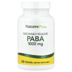 ПАБК, длительное высвобождение, 1000 мг, 60 таблеток — NaturesPlus