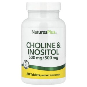 Холин и инозитол, 60 таблеток — NaturesPlus