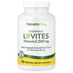 Loveites, жевательный витамин C, натуральные фрукты, 90 таблеток — NaturesPlus