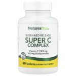 Super C Complex, комплекс с длительным высвобождением, 60 таблеток — NaturesPlus