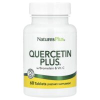 Quercetin Plus® с бромелаином и витамином C, 60 таблеток — NaturesPlus