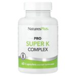 Pro Super K, комплекс с витамином K, 60 капсул (2040 мкг в 1 капсуле) — NaturesPlus