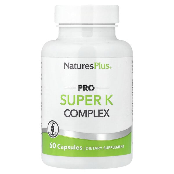 nap02824_v_28.jpg Pro Super K, комплекс с витамином K, 60 капсул (2040 мкг в 1 капсуле) — NaturesPlus