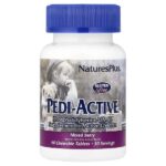 Pedi-Active®, ягодное ассорти, 60 жевательных таблеток — NaturesPlus