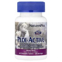 Pedi-Active®, ягодное ассорти, 60 жевательных таблеток — NaturesPlus