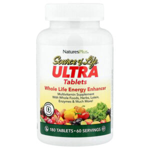 Source Of Life®, Ultra Whole Life Energy Enhancer, 180 таблеток — NaturesPlus