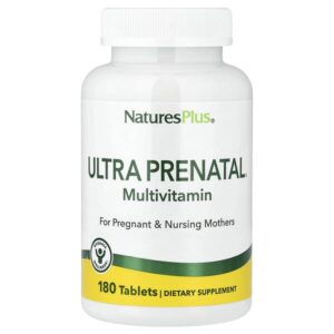Ultra Prenatal, мультивитамины для беременных, 180 таблеток — NaturesPlus