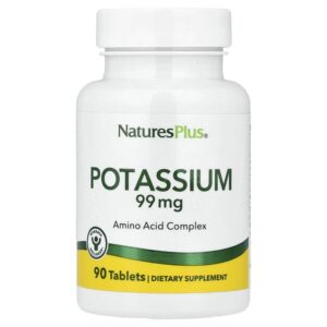 Калий, 99 мг, 90 таблеток — NaturesPlus