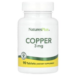 медь, 3 мг, 90 таблеток — NaturesPlus
