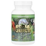 Organic Ultra Juice Green, 90 органических двухслойных таблеток — NaturesPlus