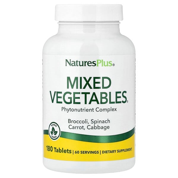 nap03778_v_54.jpg Mixed Vegetables, 180 таблеток — NaturesPlus