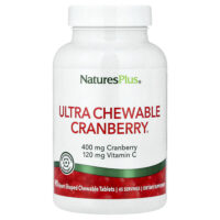 Ultra Chewable Cranberry®, 90 жевательных таблеток в форме сердца — NaturesPlus