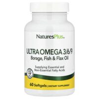 Ultra Omega 3/6/9, 60 мягких таблеток — NaturesPlus