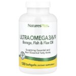 Ультра омега 3/6/9, 120 капсул — NaturesPlus