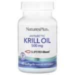 масло антарктического криля, 500 мг, 60 капсул — NaturesPlus