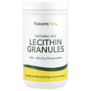 натуральный соевый лецитин в гранулах, 337,5 г (0,74 фунта) — NaturesPlus