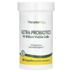 Ультрапробиотики, 40 млрд, 60 капсул — NaturesPlus