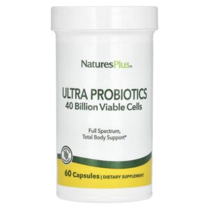 Ультрапробиотики, 40 млрд, 60 капсул — NaturesPlus