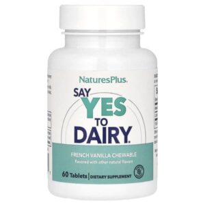 Say Yes to Dairy, добавка для переваривания молочных продуктов, 50 жевательных таблеток — NaturesPlus