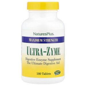 Ultra-Zyme®, максимальная сила действия, 180 таблеток — NaturesPlus
