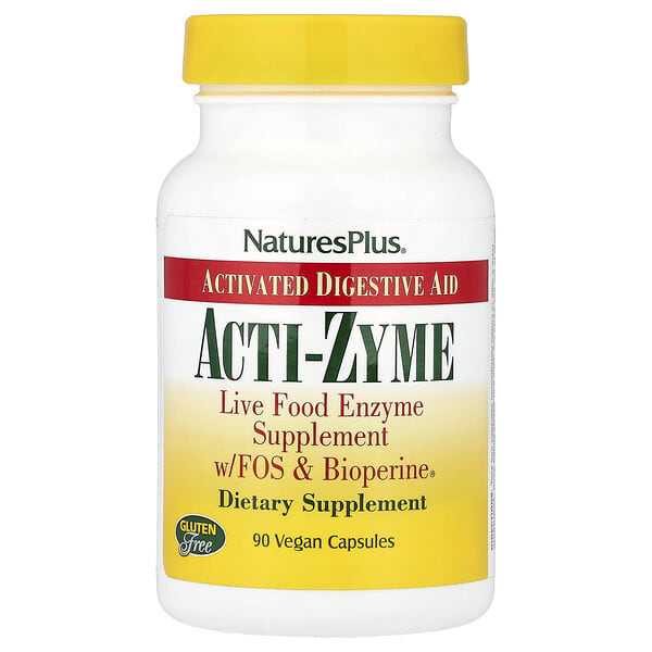 nap04454_v_32.jpg Acti-Zyme, средство для улучшения пищеварения, 90 веганских капсул — NaturesPlus