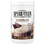 Spiru-Tein®, протеиновый порошок, со вкусом шоколада, 476 г (1,05 фунта) — NaturesPlus