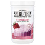Spiru-Tein®, протеиновый порошок, со вкусом клубники, 544 г (1,2 фунта) — NaturesPlus