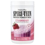Spiru-Tein®, протеиновый порошок, со вкусом клубники, 1088 г (2,4 фунта) — NaturesPlus