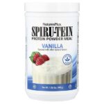 Spiru-Tein®, протеиновый порошок, со вкусом ванили, 480 г (1,06 фунта) — NaturesPlus