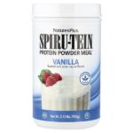 Spiru-Tein®, протеиновый порошок, со вкусом ванили, 960 г (2,12 фунта) — NaturesPlus