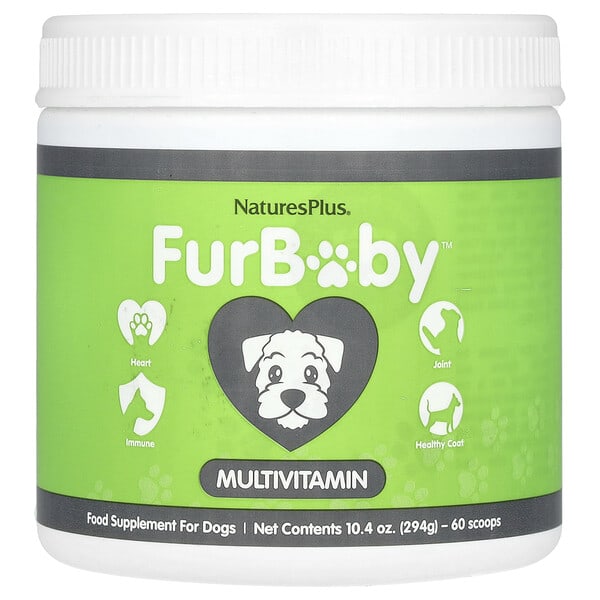 nap04801_v_35.jpg FurBaby™, мультивитамины для собак, 294 г (10,4 унции) — NaturesPlus