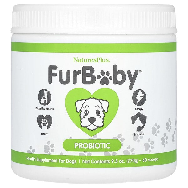 nap04802_v_25.jpg FurBaby, пробиотик для собак, 270 г (9,5 унции) — NaturesPlus