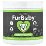 FurBaby™, добавка для поддержки пищеварения, для собак, 210 г (7,4 унции) — NaturesPlus