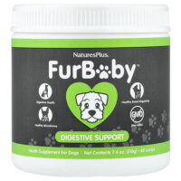 FurBaby™, добавка для поддержки пищеварения, для собак, 210 г (7,4 унции) — NaturesPlus