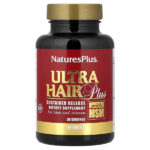 Ultra Hair Plus, добавка с МСМ для роста волос, для мужчин и женщин, 60 таблеток — NaturesPlus