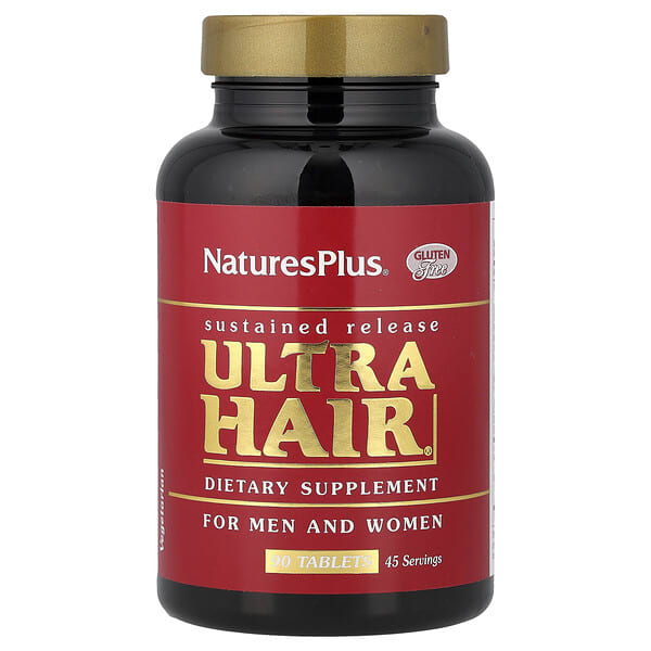 nap04842_v_50.jpg Ultra Hair®, для мужчин и женщин, 90 таблеток — NaturesPlus