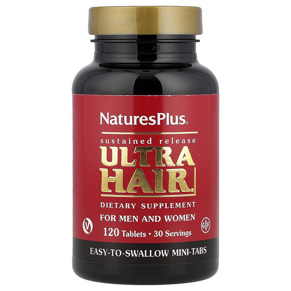 nap04843_v_49.jpg Ultra Hair®, для мужчин и женщин, 120 таблеток — NaturesPlus