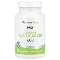 Pro, D-глюкарат кальция 600, 90 капсул (600 мг в 1 капсуле) — NaturesPlus