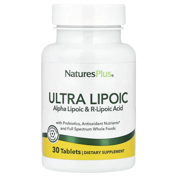 nap05220_v_33.jpg Ultra Lipoic, 30 таблеток — NaturesPlus
