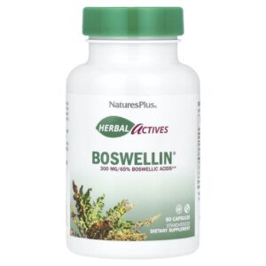 Herbal Actives, Boswellin®, 300 мг, 60 капсул — NaturesPlus