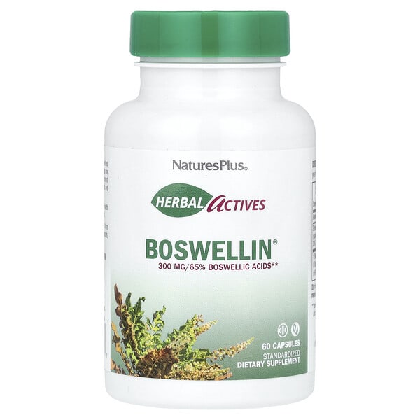 nap07124_v_40.jpg Herbal Actives, Boswellin®, 300 мг, 60 капсул — NaturesPlus