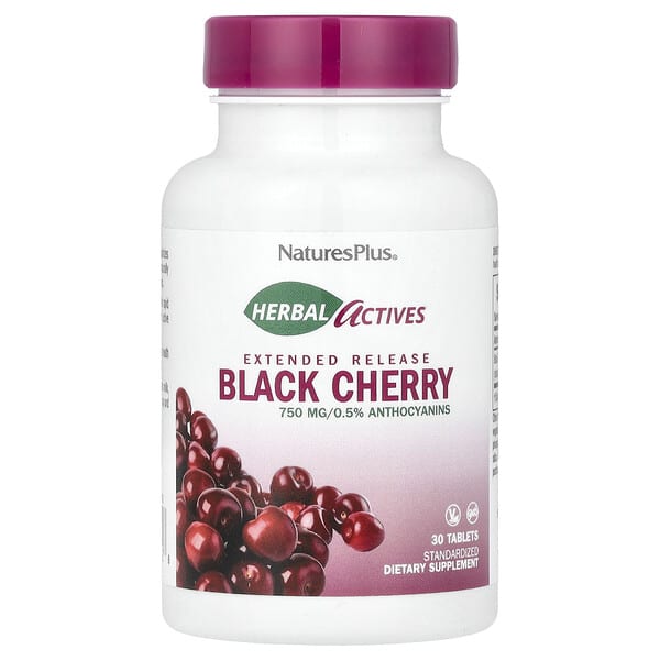 nap07312_v_31.jpg Herbal Actives, вишня, 750 мг, 30 таблеток — NaturesPlus