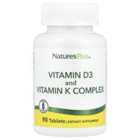 комплекс витаминов D3 и К, 90 таблеток — NaturesPlus