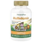 Animal Parade® Gold, жевательные мультивитамины для детей, со вкусом апельсина, 120 таблеток в форме животных — NaturesPlus