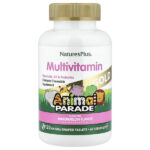 Animal Parade® Gold, жевательные мультивитамины для детей, со вкусом арбуза, 120 таблеток в форме животных — NaturesPlus