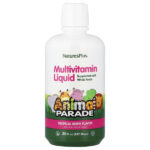 Animal Parade®, жидкий мультивитаминный комплекс, со вкусом тропических ягод, 887,1 мл (30 жидк. унций) — NaturesPlus