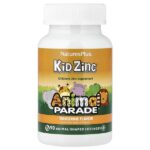 Animal Parade®, Kid Zinc®, мандарин, 90 пастилок в форме животных — NaturesPlus