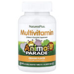 Animal Parade®, жевательные мультивитамины для детей, со вкусом апельсина, 90 таблеток в форме животных — NaturesPlus