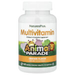 Animal Parade®, жевательные мультивитамины для детей, со вкусом апельсина, 180 таблеток в форме животных — NaturesPlus