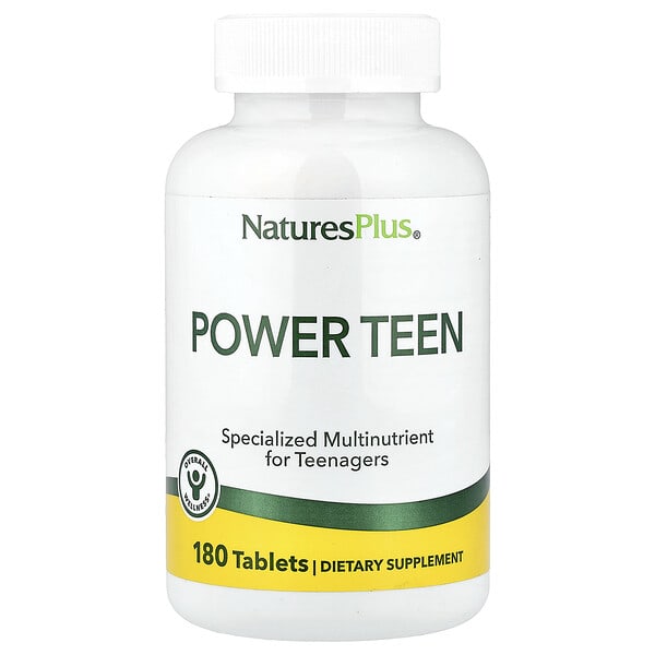 nap29992_v_84.jpg Power Teen, мультивитамины и минералы для подростков, 180 таблеток — NaturesPlus